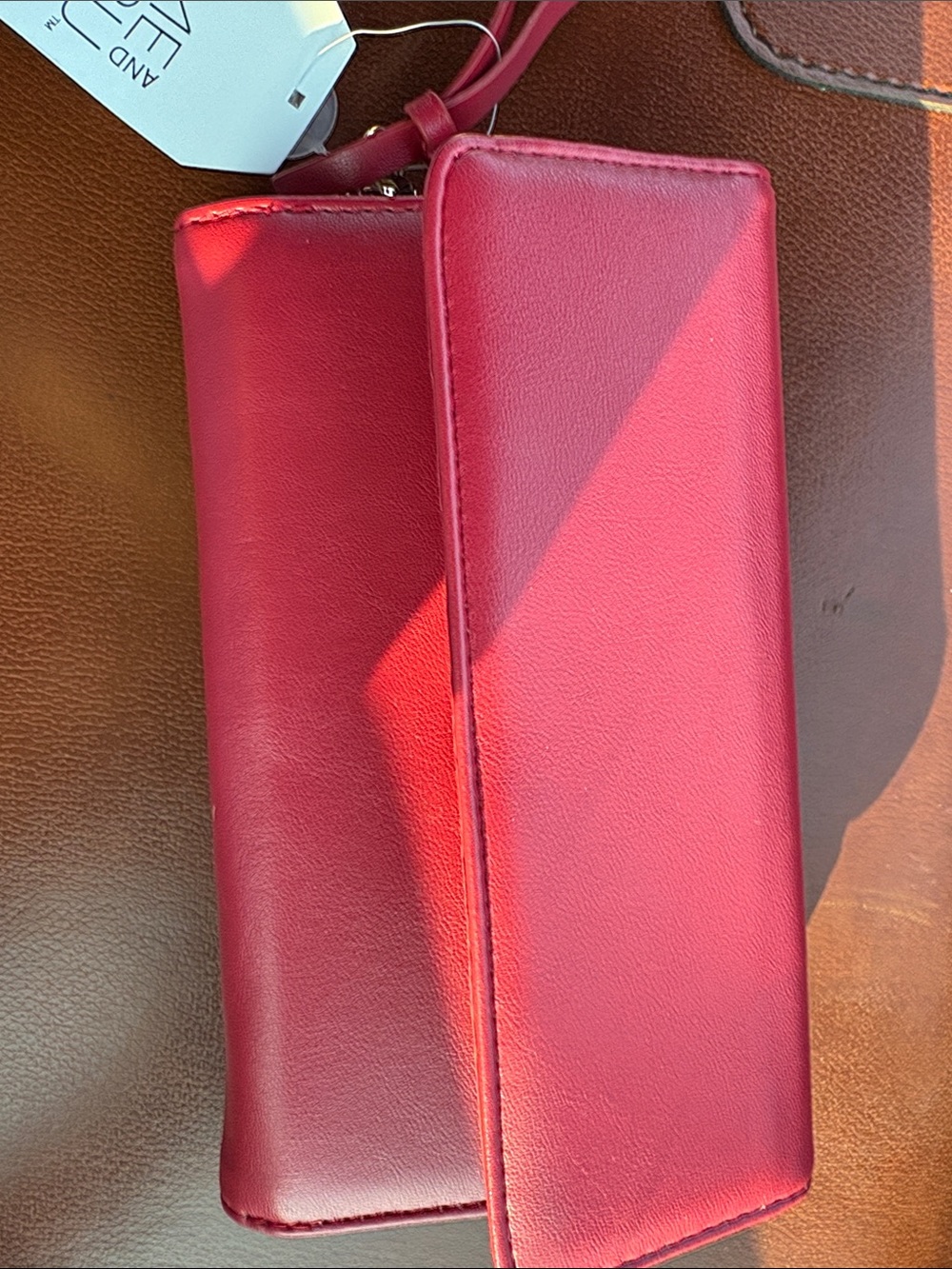 Red Wristlet Clutch